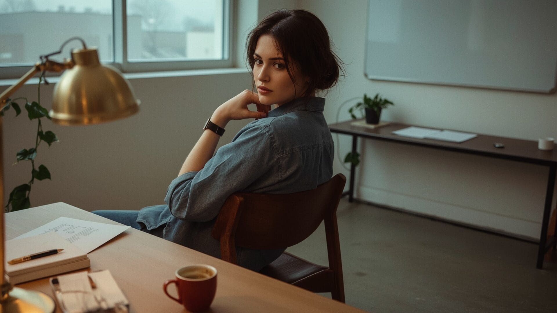 Woman sitting pensively at cluttered desk after discovering common SEO intent mistakes
